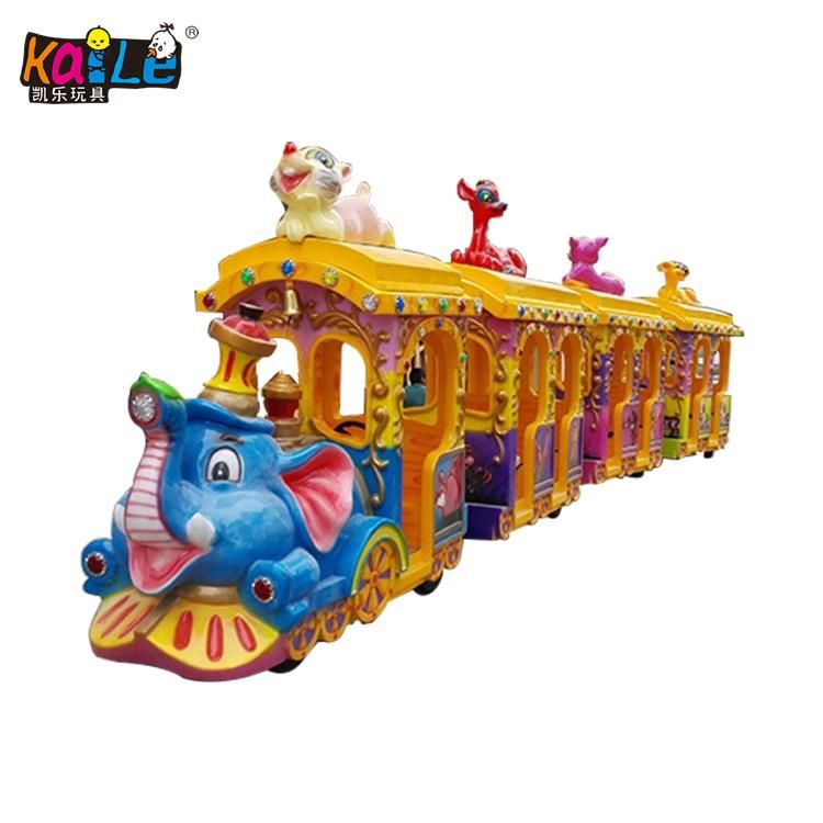 Amusement Shopping Mall Kids Electric Ride Indoor Outdoor Tourist Trackless Train