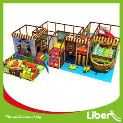 Pirate Ship Inside Play Center with Toddle Area
