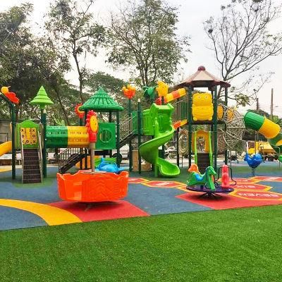 New Forest Series Children Outdoor Playground Custom Design Amusement Park Anti-Fade Toys Climbing Structre Jungle Playground