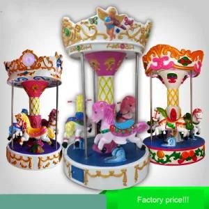 Amusement Park Kids Ride Go Around Carousel Ride Coin Operated for Sale
