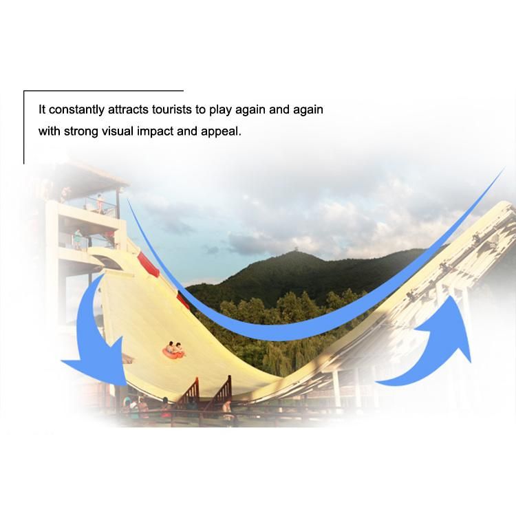 U-Waving Water Slide for Aqua Water Park