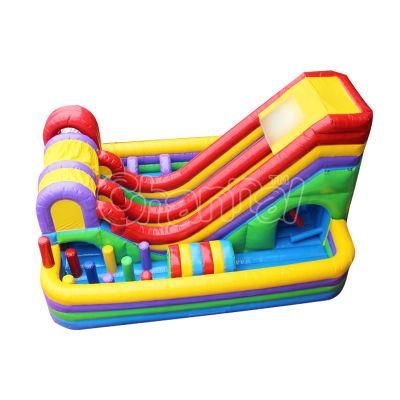 Colorful Commercial Inflatable Obstacle Course Game for Kids Chob357