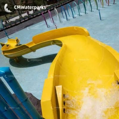 Hot Sale Water Park Equipment Fiberglass Water Slide Kids Playground Equipment