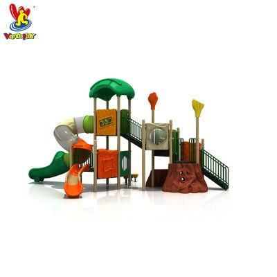 Amusement Park Equipment with Slides Tree House Outdoor Playground Equipment