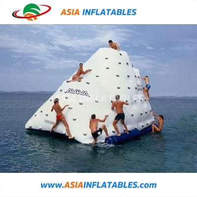 Inflatable Water Games Inflatable Climbing Wall Floating Iceberg for Adults