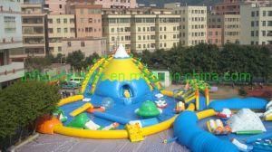 Large Swimming Pool Toys Inflatable Water Slide Water Park for Fun