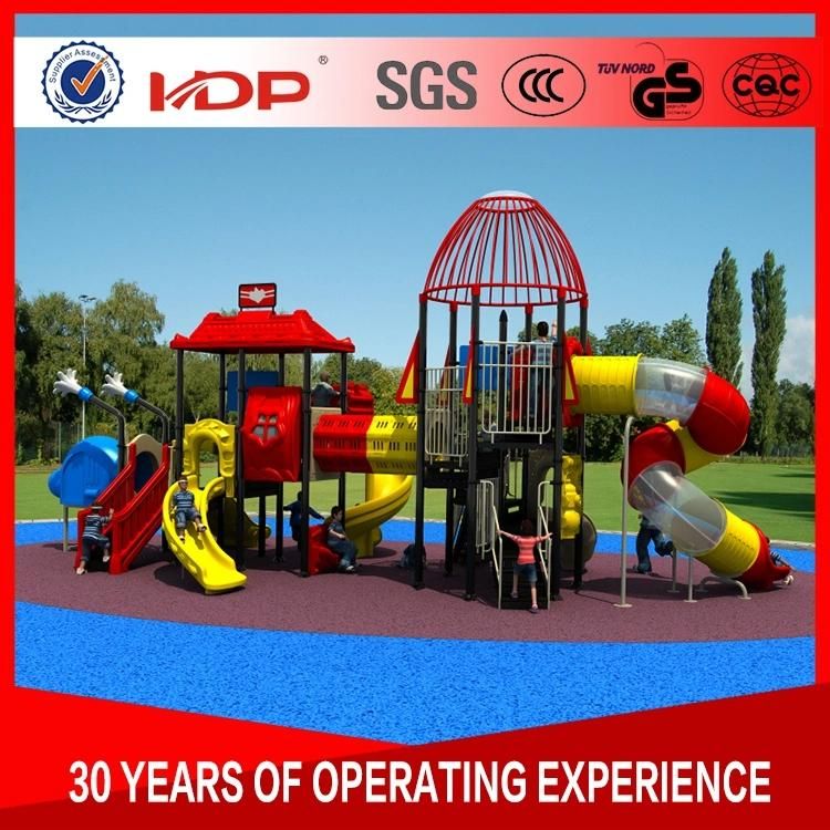 Promotional Kids Plastic Outdoor Playground Treehouse Slide HD16-071A
