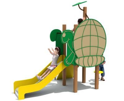 Outdoor Plastic Slide Plastic Playground Slide