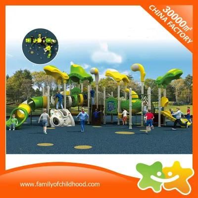 Multifunctional Double Colors Kids Playground Facility Slide for Sale