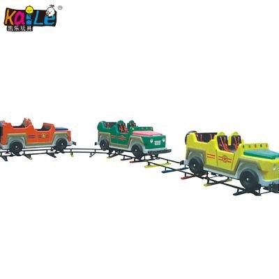 Amusement Park Kids Riding Outdoor Kids Jeep Style Railway Electric Train (KL6033)