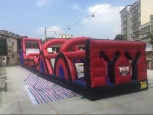 Kids Funny Inflatable Bouncer Tunnel Obstacle Race Game