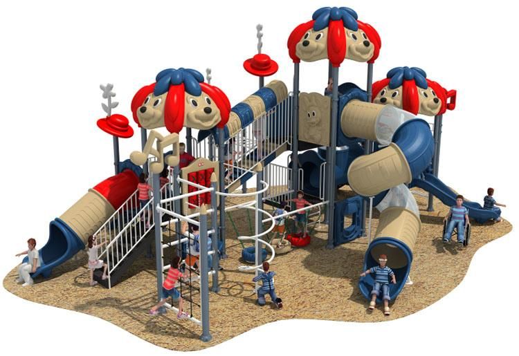 High Quality Outdoor Play Center Toddler Outdoor Playground Plastic Slides