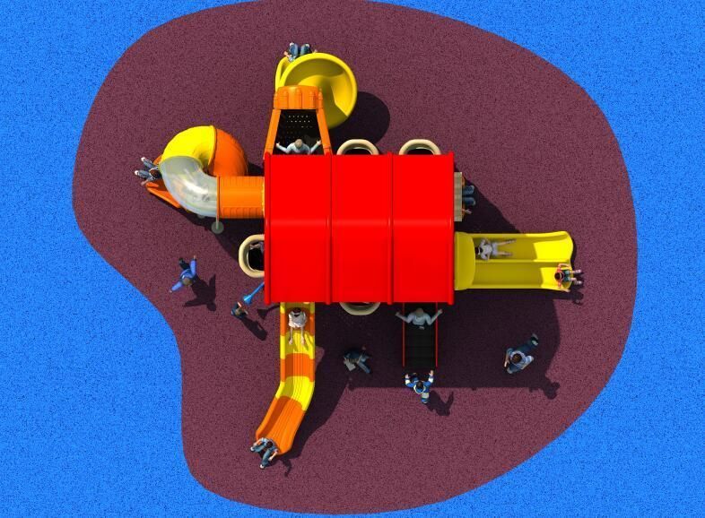 Hot Sell Outdoor Playground Children Slide Park Amusement