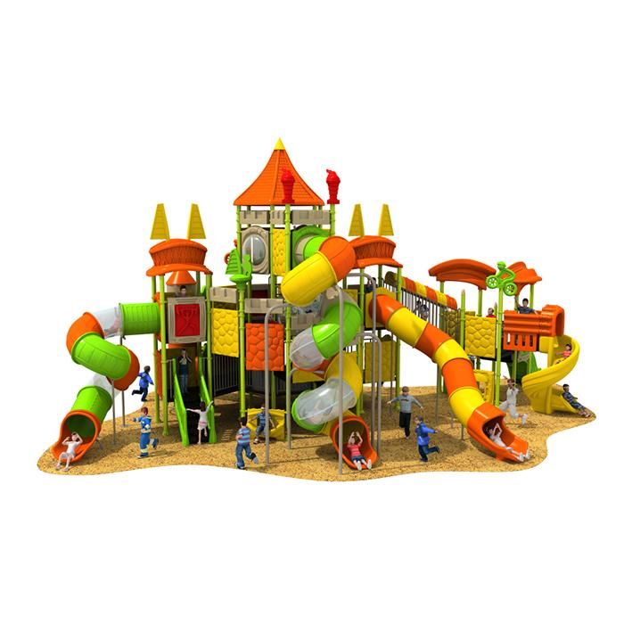 Outdoor Playground Slide New Design Equipment Children Plastic Amusement Equipment with CE/ASTM/TUV/GS Certificates