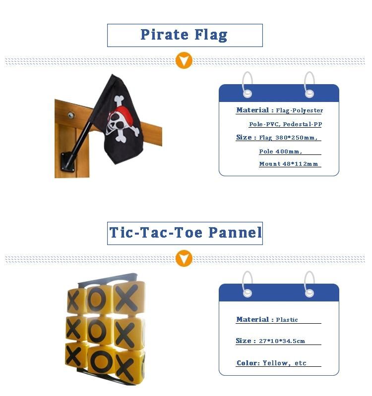 Decoration Pirate Flag Toy for Playground Accessory