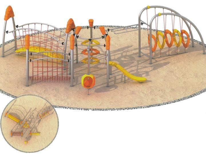 Large Size Outdoor Climbing Playground for Children