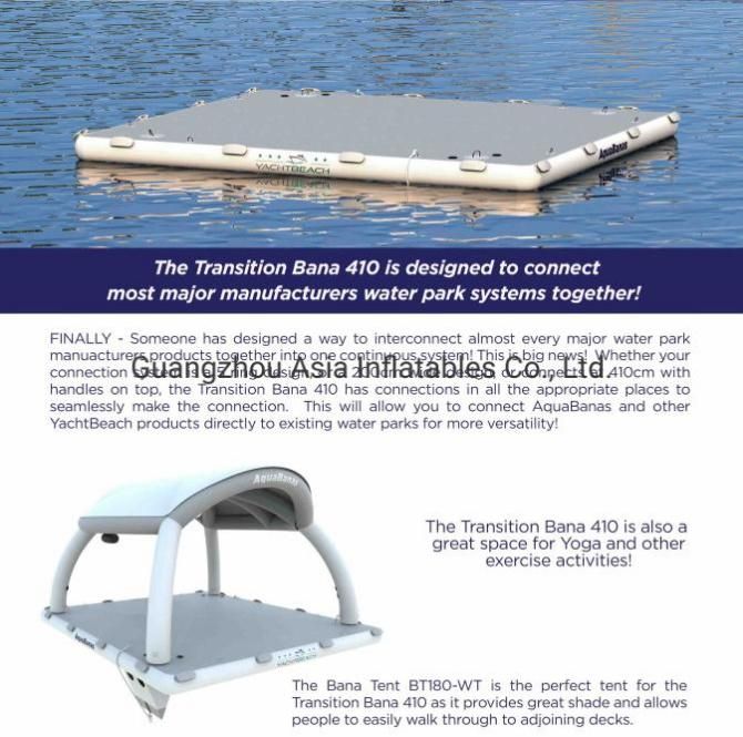 Inflatable Floating Island Platform Bar Inflatable Floating Dock