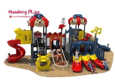 Hot Sell Kids Outdoor Playground Equipment Plastic Slide