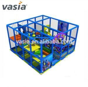 Indoor Playground Equipment, Sea Fish 2 Level Climbing Course