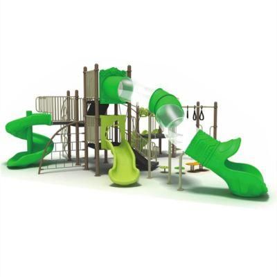 Large Outdoor Children&prime;s Amusement Park Slide Playground Wooden Swing Frame