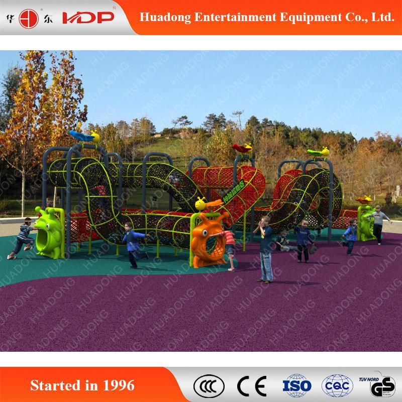 Outdoor Equipment Preschool Playground with Pipeline Slide