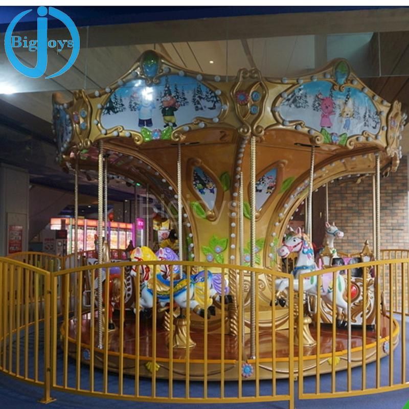 Amusement Kiddie Ride Luxury Carousel Ride for Sale