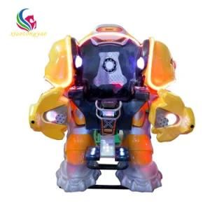 Outdoor Playground Kiddie Rides Walking Robot with LED Marquee