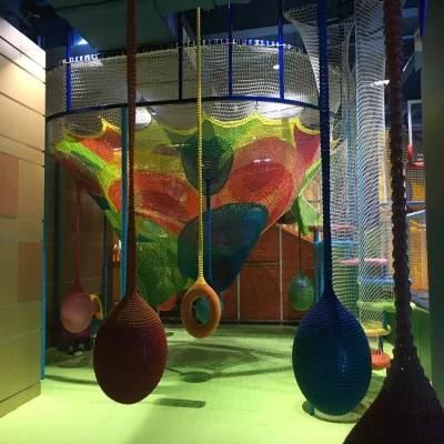 Indoor Playground Rainbow Tree Rope Net Equipment for Children