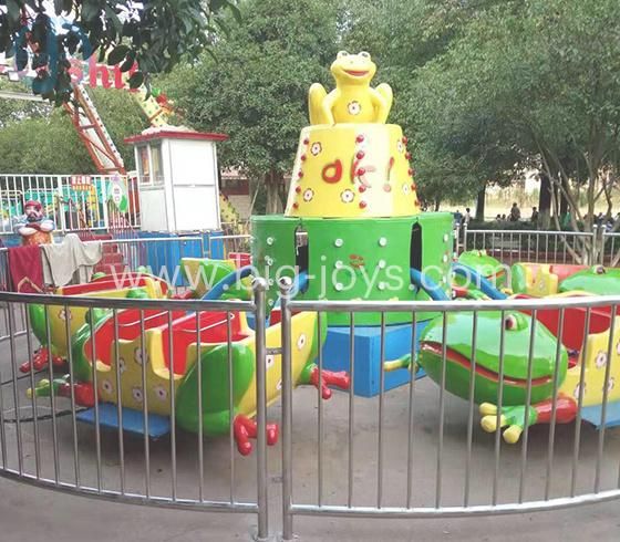 New Design Fairground Kids Amusement Game Machine Rotating Jumping Frog Rides