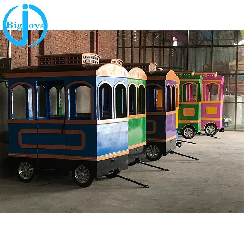 High Quality Commercial Outdoor Adult Amusement Park Electric Trackless Train