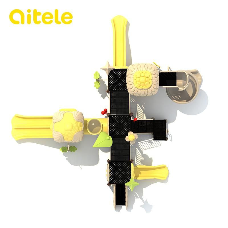 Wholesale Children Area Plastic Slide Outdoor Playground for Preschool