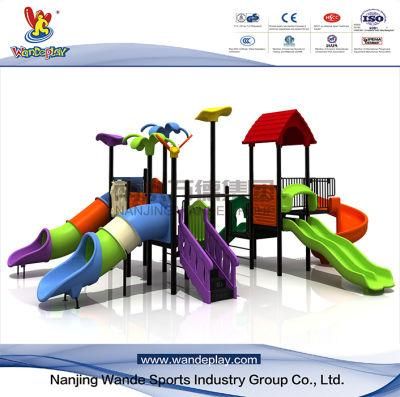 Wandeplay Tunel Slide Children Plastic Toy Amusement Park Outdoor Playground Equipment with Wd-16D0381o