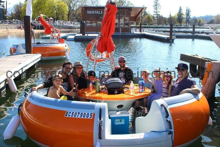 Factory Wholesale Electric Barbecue Boat BBQ Donut Boat for Sale