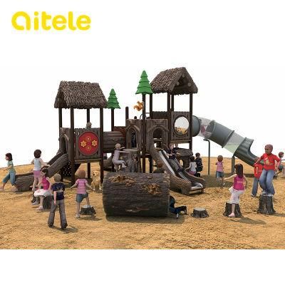 Natural Landscape Series Plastic Children Outdoor Playground (NL-02001)