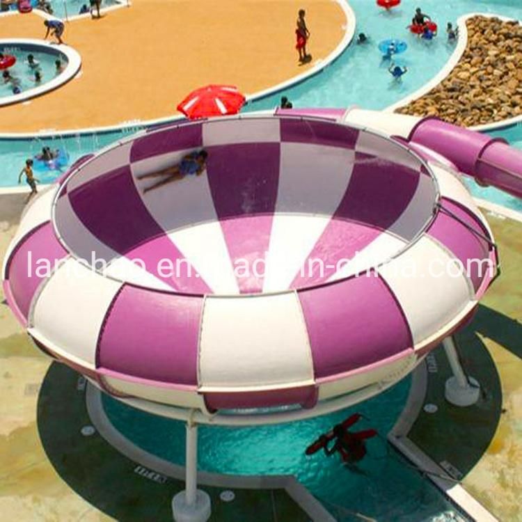 Big Fiberglass Bowl Slide for Water Park Playground