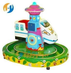 Children&prime;s Indoor Playground Equipment Track Bus Child Riding Game Machine
