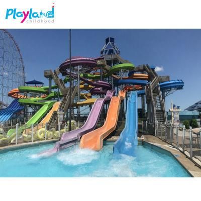 Water Park Equipment Big Pool Slide Water Park Equipment for Sale