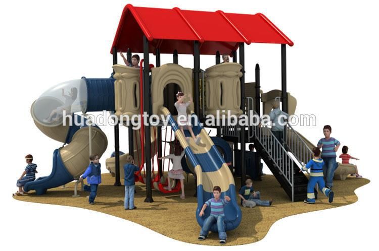 Children Large Outdoor Playground Equipment Plastic Slide