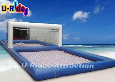 0.9mm Thickness PVC Inflatable Volleyball Court for Beach