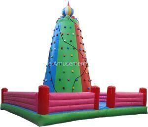 Inflatable Rock Climbing Wall Amusement Park Equipment