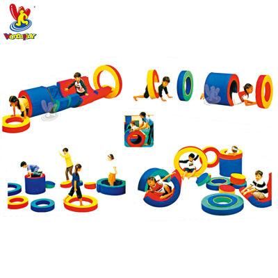 Indoor Soft Children Training Playground Tunnel Rings