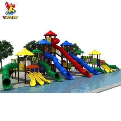 Plastic Equipment Children Sport Swimming Pool Park Outdoor Playground Slide