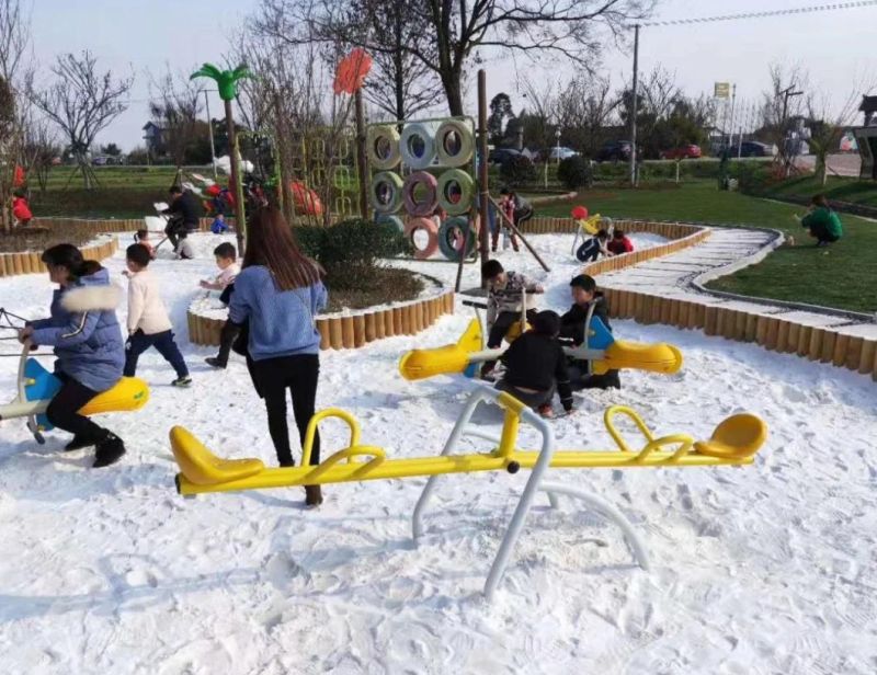 New Design Seesaw Children Outdoor Playground Equipment PE Board Rocking Equipment Customize Available