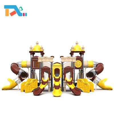 Outdoor Combined Plastic Slide Set Royal Palace Series Equipment Outdoor Playground for Children