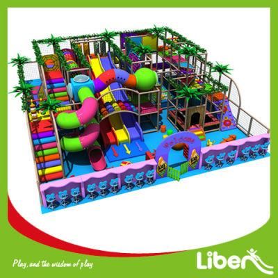 Jungle Theme Kids Indoor Soft Play with S Tube Slide