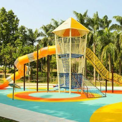 Customized Park Outdoor Climbing Net Slide Set Children Playground Equipment