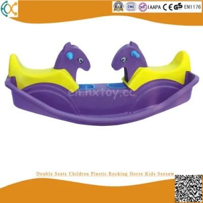 Double Seats Children Plastic Rocking Horse Kids Seesaw