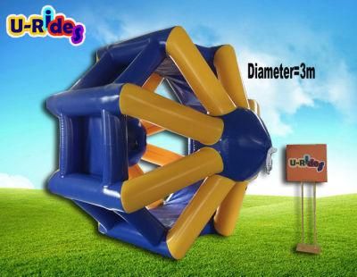 0.9mm PVC Tarpaulin Inflatable Wate Roller for Water Park