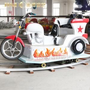 Funfair Ride Motorcycle Shape Design Track Train for Sale