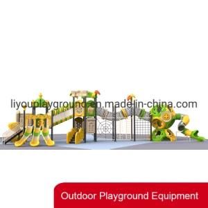 Royal Palace Theme Kids Plastic Slide Outdoor Playground Equipment